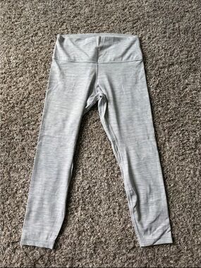 lululemon athletica Light Gray Heather High-Rise Leggings
